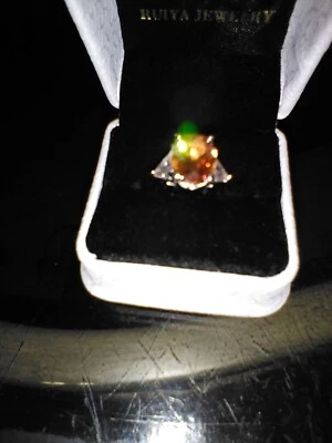 champagne cz fashion ring - Image 1 of 4