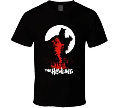 The Howling 80s Horror Movie Werewolf Monster Fan T Shirt - Image 1 of 4