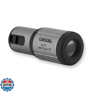Carson CloseUp 6x18mm Close-Focus Monocular (CF-618) - Picture 1 of 5