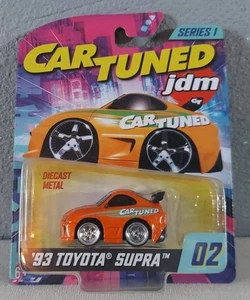 2025 AUTO GETUNT JDM SERIE 1 #02 1993 TOYOTA SUPRA ORANGE  - Bild 1 von 4