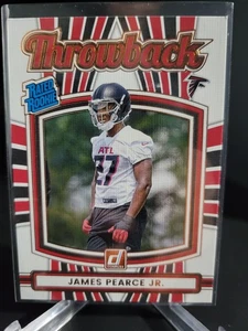 2025 Panini Donruss - James Pearce Jr. Throwback Rated Rookie (RC) #13 Falcons - Bild 1 von 4