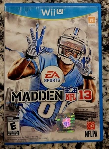NINTENDO Wii U: Madden NFL 13, CIB, MANUAL, GD COND, CLN DISC, FAST SHIPPING  - Picture 1 of 4