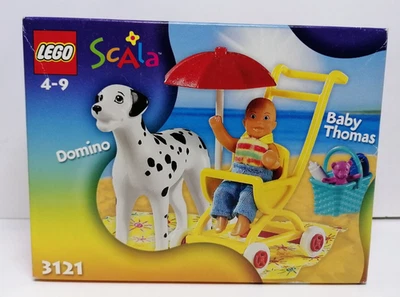 Lego Scala 3121 Summer Day Out Baby Thomas Domino the Dog - 2001 Neuf New - Photo 1/4