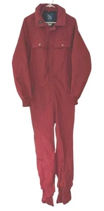Vintage Serac Ski Schneeanzug Herren 40 dunkelrot Overall Overall Einteiler Latz - Bild 1 von 12