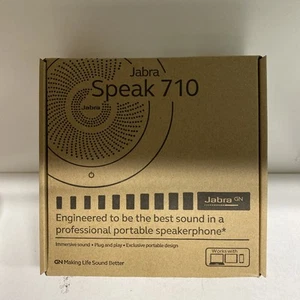 Jabra Speak 710 Wireless Bluetooth speakerphone- Portable Conference Speaker - Zdjęcie 1 z 4