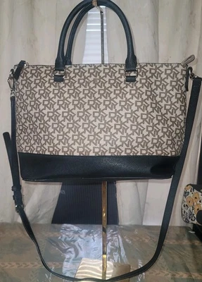 DKNY Bryant satchel monogram tote bag Crossbody - read descriptions  - Image 1 of 4