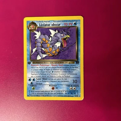 Léviator Obscur 25/82 Team Rocket Regular (French) 1st Edition - Image 1 of 2