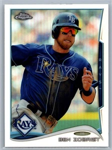 2014 Topps Chrome #101 Ben Zobrist Refractors - Picture 1 of 2