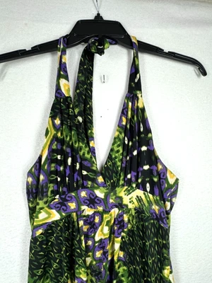 Maxi Vestido ELAN Halter Talla Mediana Elastizado Beach Island Años 90 Vintage Foto 1 de 4