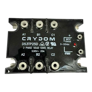 HS103DR-D53TP25D Crydom Relè a stato solido trifase 530Vac 25A - Foto 1 di 1
