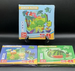 3 NEW - 3 In 1 Magnetic Puzzles for Kids Age 3-6 Travel Toy Puzzles - Picture 1 of 8