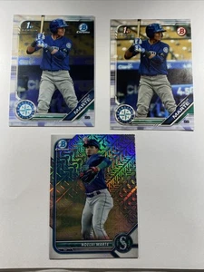 2019 1st Bowman Chrome & Paper Noelvi Marte #97 + 2022 Mega Box #63 Lot of 3 - Bild 1 von 24