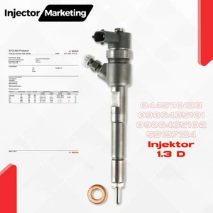 Einspritzdüse 0445110183 Opel Corsa D Astra H Fiat Punto Evo Doblo Lancia 1.3 - Bild 1 von 13