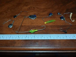 Spinners fishing lure lot Bass Muskie Walleye Catfish Crappie Pike Trout A - Picture 1 of 18