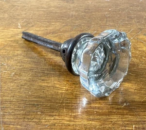VINTAGE 12 POINT GLASS DOOR KNOB - Picture 1 of 6