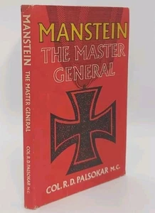 Manstein The Master General Col R.D. Palsokar Hardcover United Writers War - Picture 1 of 7
