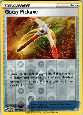 Gutsy Pickaxe Reverse Holo 145/189 SWSH10: Astral Radiance Uncommon - NM - Image 1 of 2