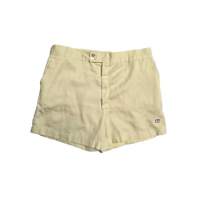 Vintage Men’s Cataluna Shorts 70's Yellow As Is 38 - Image 1 of 4