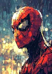 2024 SPIDER-MAN 1/1 CAPOLAVORO ARTE SCHIZZO CARTA ARTISTA FIRMATA QUASI NUOVA/MT - Foto 1 di 2