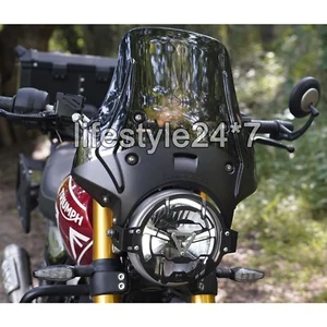 Fit For Triumph "Wandered Touring Smoked Screen/Windshield Kit" Scrambler 400X - Picture 1 of 3