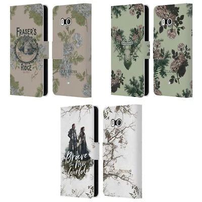 FUNDA BILLETERA LIBRO CUERO GRÁFICOS COMPUESTOS OFICIAL OUTLANDER PARA TELÉFONOS HTC 1 Foto 1 de 4