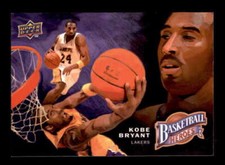 KOBE BRYANT 2008/09 UPPER DECK #KB-10 BASKETBALL HEROES LAKERS CARD BD7904