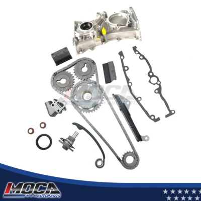 Timing Chain Kit Oil Pump Fits 91-99 Nissan 200SX NX1600 Sentra 1.6L GA16DE DOHC - Image 1 of 4