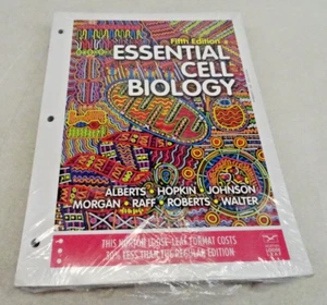 Essential Cell Biology 5th ED Alberts Hopkin Johnson Loose Leaf Ring Bound NEW - Imagen 1 de 3