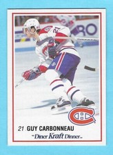 1989-90 Kraft 19 Guy Carbonneau Montreal Canadiens! EXMT!          *Set Break*