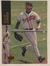 1994 Upper Deck #375 David Justice Atlanta Braves