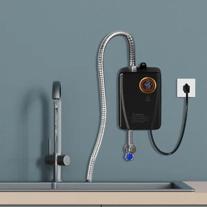 3KW Electric Tankless Water Heater Instant Hot Shower Kitchen Heater LED Display - Picture 1 of 18