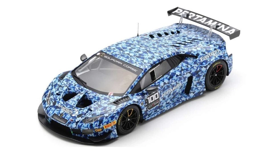 Spark Model LAMBORGHINI HURACAN GT3 N.100 TEST CAR 2018 1 18