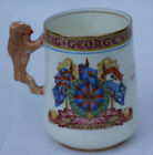 George Vi Lion Handle 1937 Coronation Mug