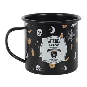 Witches Brew Halloween Enamel Camping Mug - Picture 1 of 2