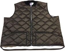 NWT USA Made Big and Tall 8X Heavy Thermal Lined Quilted Vest in Brown