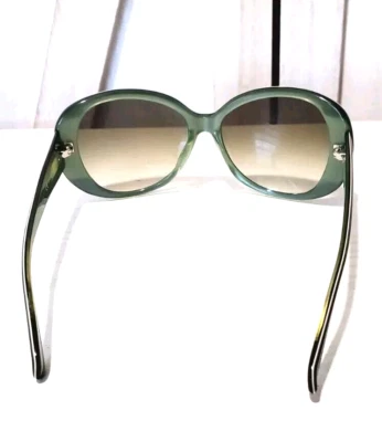 Diane Von Furstenberg Designer Oversized Sunglasses Oval Blaise DV575S Green  - Image 1 of 4
