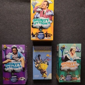 Monty Python's Flying Circus VHS TAPE Set Volumes Set 2 - 3 - 4 Plus Holy Grail - Picture 1 of 5