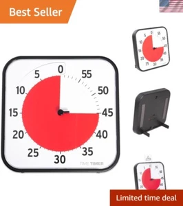 Magnetischer visueller 60-Minuten-Timer für Aufgabenverwaltung - nicht tickend & tragbar - Bild 1 von 9