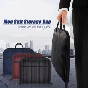 Dustproof Hanger Coat Clothes Garment Suit Cover Storage Bags Clothes Storage - Picture 1 of 14
