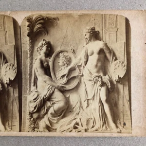 Musée du Louvre — Jacques Prou — bas-relief en marbre — circa 1870. - Picture 1 of 3