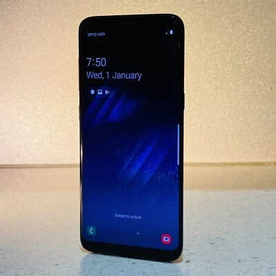 Samsung Galaxy S8 - 64GB - Midnight Black (Unlocked) SM-G950F #158 /DO - Image 1 of 4