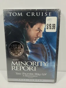 Minority Report (DVD, 2002, Full Screen, 2-Disc Set) NEW, SEALED, Tom Cruise - Imagen 1 de 4