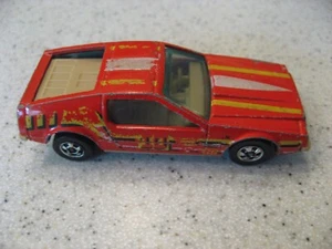Vintage Hot Wheels Red Turismo Delorean 1979 Blackwall Hong Kong - Foto 1 di 4