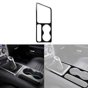 Piano Black Cup Holder Gear Shift Box Cover Trim For Dodge Challenger 2008-2014 - Foto 1 di 10