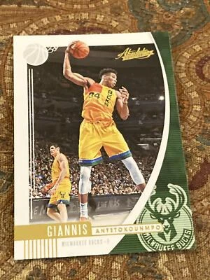 2019-20 Panini Absolute Memorabilia #75 Giannis Antetokounmpo Retail - Image 1 of 2