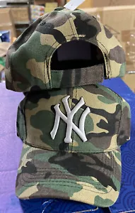 New York Yankees Camouflage Baseball Hat New One Size - Picture 1 of 1