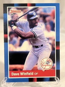 1988 DONRUSS BASEBALL DAVE WINFIELD NEW YORK YANKEES HOF #298 - Picture 1 of 2