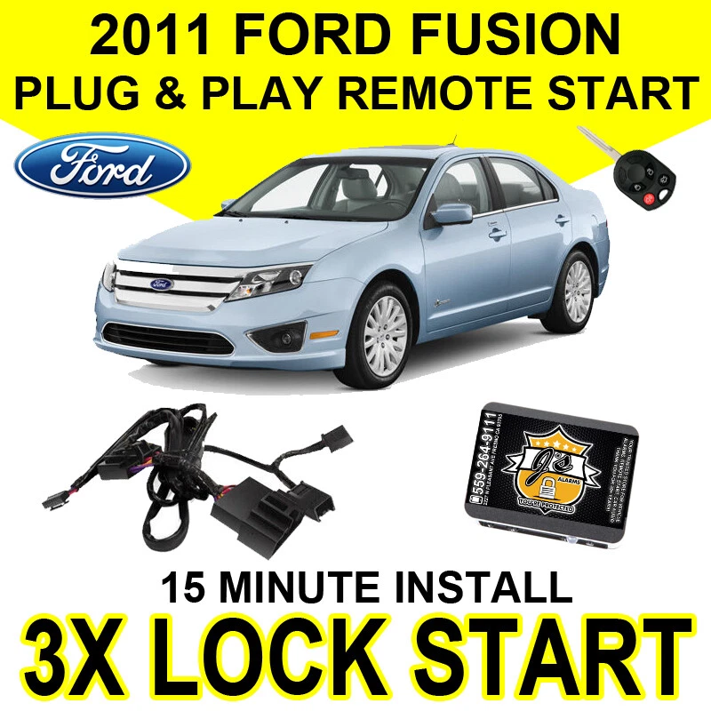 Ford Fusion 2011 arranque remoto plug and play fácil instalación hágalo usted mismo bloqueo 3X FO1A Foto 1 de 1