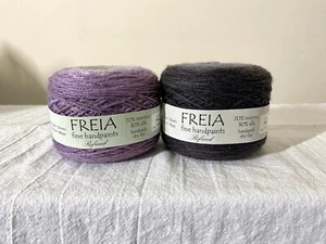 Freia Fine Handpaints Refined Ombre Sport Merino Silk, lot of 2 Pixie & Cloud - Picture 1 of 5