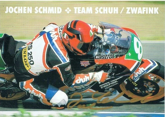 Jochen Schmid (Motorrad), sign. AK - Bild 1 von 1
